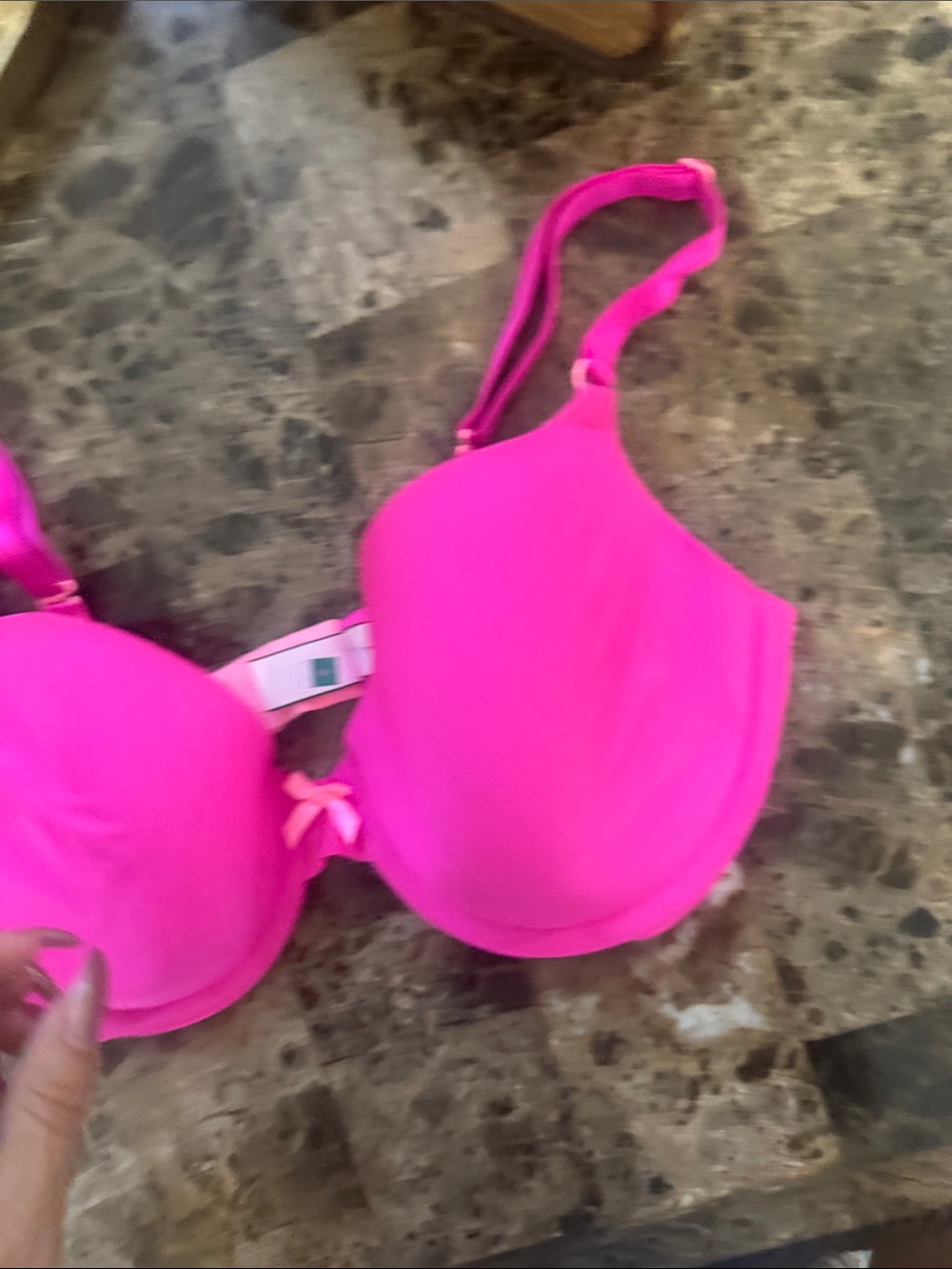 Victoria's Secret Neon Pink Underwire Bikini Top